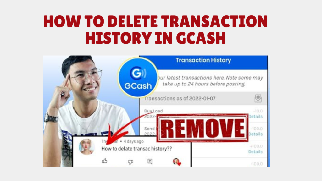 How to Delete Transaction History in GCash